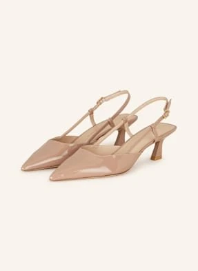 Stuart Weitzman Czółenka Z Odkrytą Piętą Vinnie 50 beige