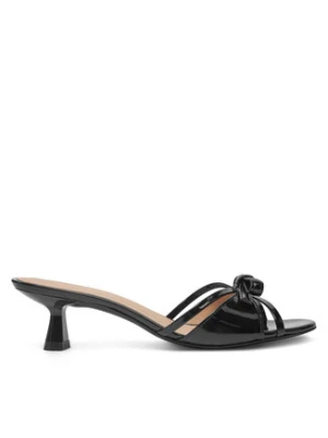 Stuart Weitzman Klapki Felicyty Solide SK118 Czarny