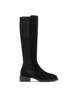 Stuart Weitzman Kozaki Knee-Hi Lug Boo SC719 Czarny