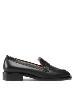 Stuart Weitzman Lordsy Palmer Sleek Loafer S5987 Czarny