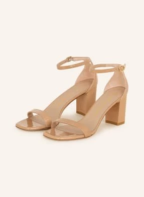 Stuart Weitzman Sandały Na Obcasie Nudistcurve beige