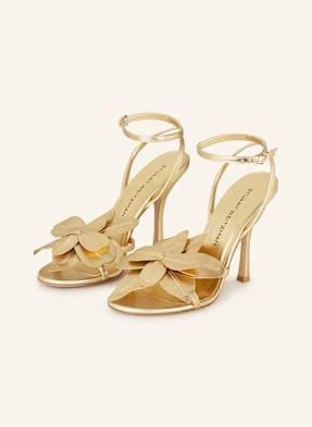 Stuart Weitzman Sandały Na Obcasie Paradise 100 gold