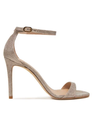 Stuart Weitzman Sandały Nudist II Sandal SJ998 Złoty