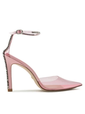 Stuart Weitzman Sandały Stuart Glam 100 Strappm SC002 Przezroczysty