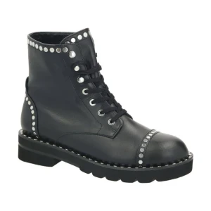 Stuart Weitzman Skórzane botki MILA LIFT STUDS
