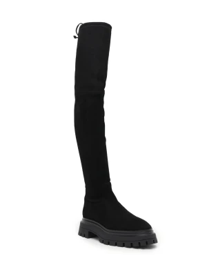 Stuart Weitzman Skórzane muszkieterki BEDFORDLAND