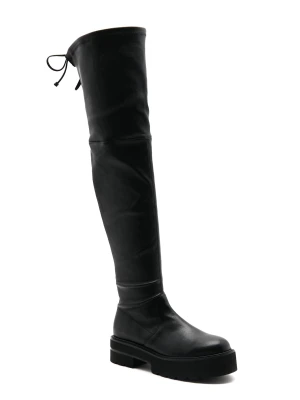 Stuart Weitzman Skórzane muszkieterki LOWLAND