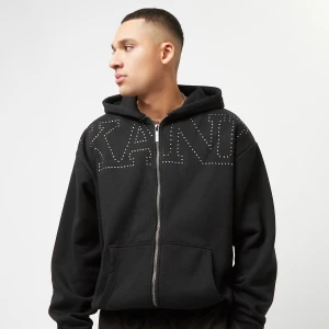 Studded Retro OS Full Zip Hoodie, markiKarl Kani, Bluzy, w kolorze czarny, rozmiar: