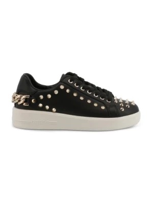 Studded Skórzane Sneakersy z Podeszwą z Gumy Guess