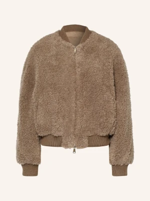 Studio Ar Bomberka Z Futerkiem Teddy Laura beige