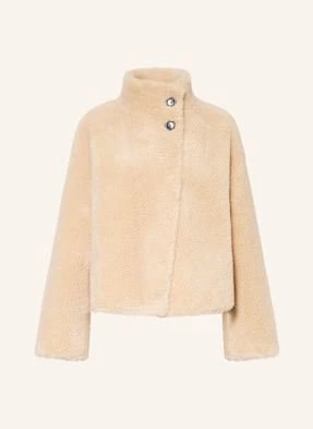 Studio Ar Kurtka Pluszowa Mallow Dwustronna beige