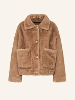 Studio Ar Kurtka Ze Sztucznego Futra Faje Dwustronna braun