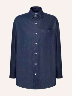 Studio Seidensticker Koszula Unisex Oversize blau GRANATOWY