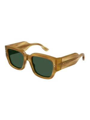 Stylish Sunglasses in Light Brown/Green Gucci