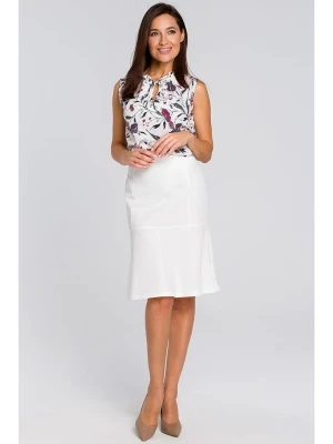 Stylove Bluzka w kolorze biało-fioletowym rozmiar: S