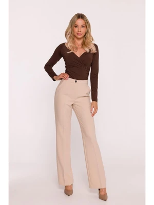 Stylove Spodnie w kolorze beżowym rozmiar: L