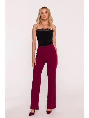 Stylove Spodnie w kolorze bordowym rozmiar: L