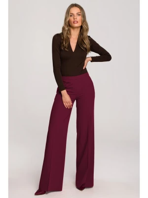 Stylove Spodnie w kolorze bordowym rozmiar: M