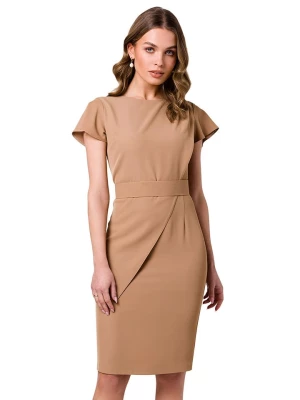 Stylove Sukienka w kolorze beżowym rozmiar: XL