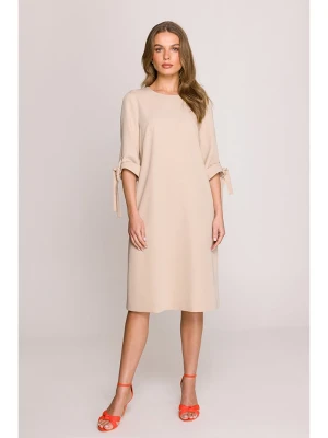 Stylove Sukienka w kolorze beżowym rozmiar: XL