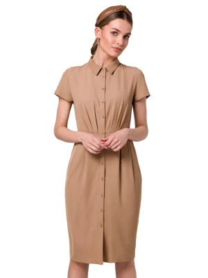 Stylove Sukienka w kolorze beżowym rozmiar: XL