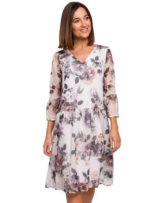 Stylove Sukienka w kolorze białym ze wzorem rozmiar: S