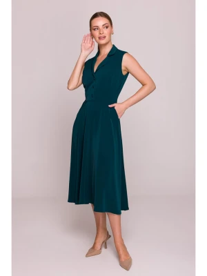 Stylove Sukienka w kolorze ciemnozielonym rozmiar: S