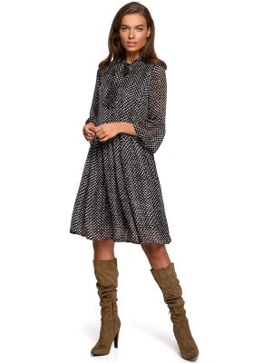 Stylove Sukienka w kolorze czarnym ze wzorem rozmiar: L