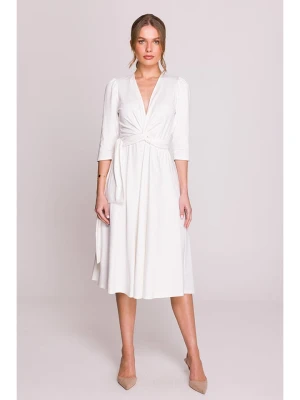 Stylove Sukienka w kolorze kremowym rozmiar: XXL