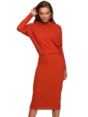 Stylove Sukienka w kolorze pomarańczowym rozmiar: L/XL