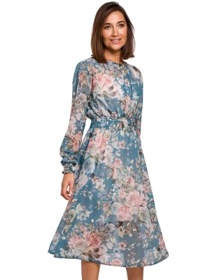Stylove Sukienka w kolorze turkusowym ze wzorem rozmiar: L