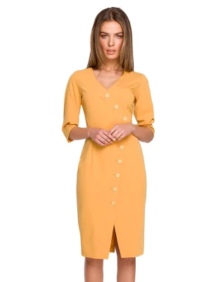 Stylove Sukienka w kolorze żółtym rozmiar: S