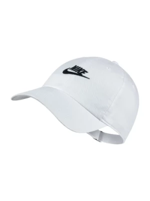 Stylowa biała unisex czapka Nike