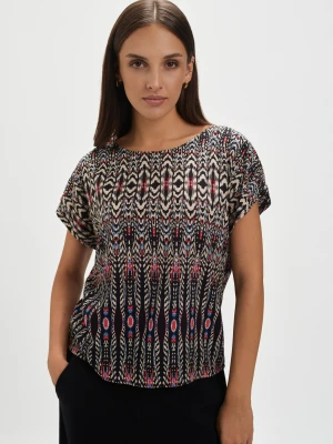 Stylowa bluzka z wzorem etno