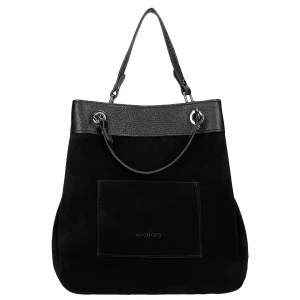 Czarna torebka damska 8901-71 Wojas