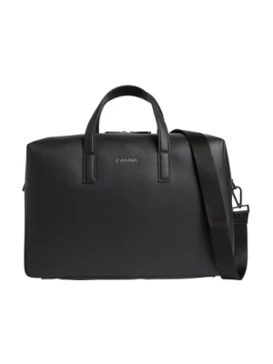 Stylowa czarna torba weekendowa dla mężczyzn Calvin Klein