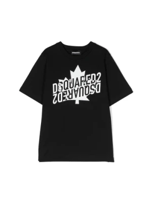 Stylowa Dq900 T-shirt dla dzieci Dsquared2