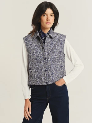 Stylowa kamizelka w drobne kwiaty Greenpoint