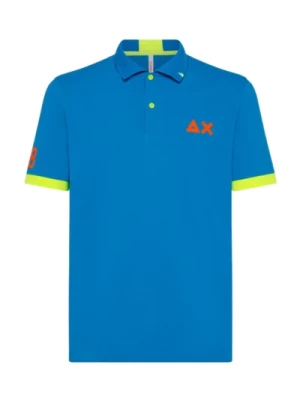 Stylowa Koszulka Polo Turquoise Sun68