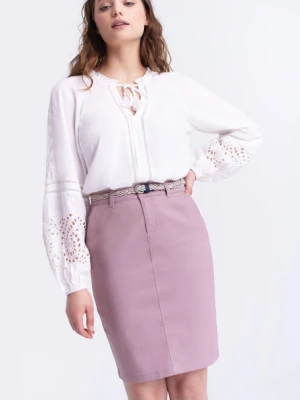 Stylowa spódnica w kolorze brudnego różu Greenpoint