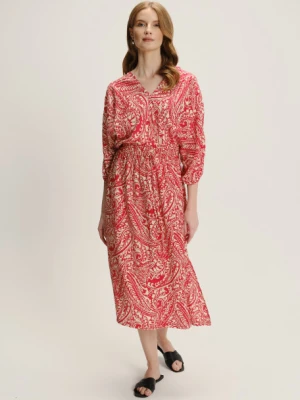 Stylowa sukienka z wyrazistym printem Greenpoint