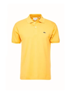 Stylowa Żółta Koszulka Polo dla Mężczyzn Lacoste