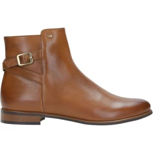 Brązowe botki damskie 8628-52 Wojas