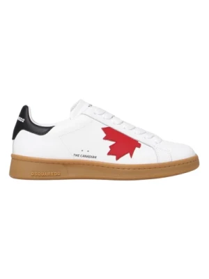 Stylowe Calf Sneakers Dsquared2