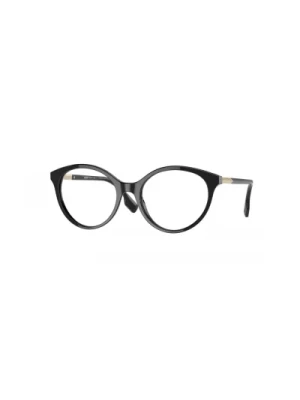 Stylowe czarne okulary z tworzywa sztucznego Burberry
