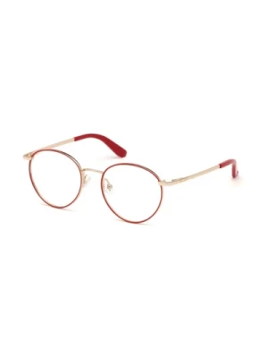 Stylowe czerwone oprawki okularów dla kobiet Guess
