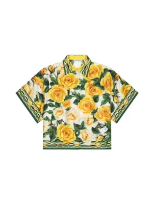 Stylowe Koszulki Dziewczynek Kolekcja Dolce & Gabbana