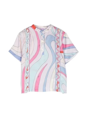 Stylowe Koszulki Dziewczynek Kolekcja Emilio Pucci
