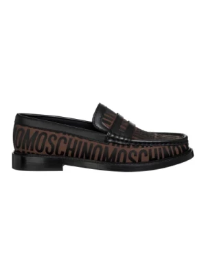 Stylowe Logo Loafersy dla Kobiet Moschino