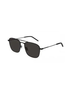 Stylowe męskie okulary przeciwsłoneczne z 100% metalową oprawką Saint Laurent